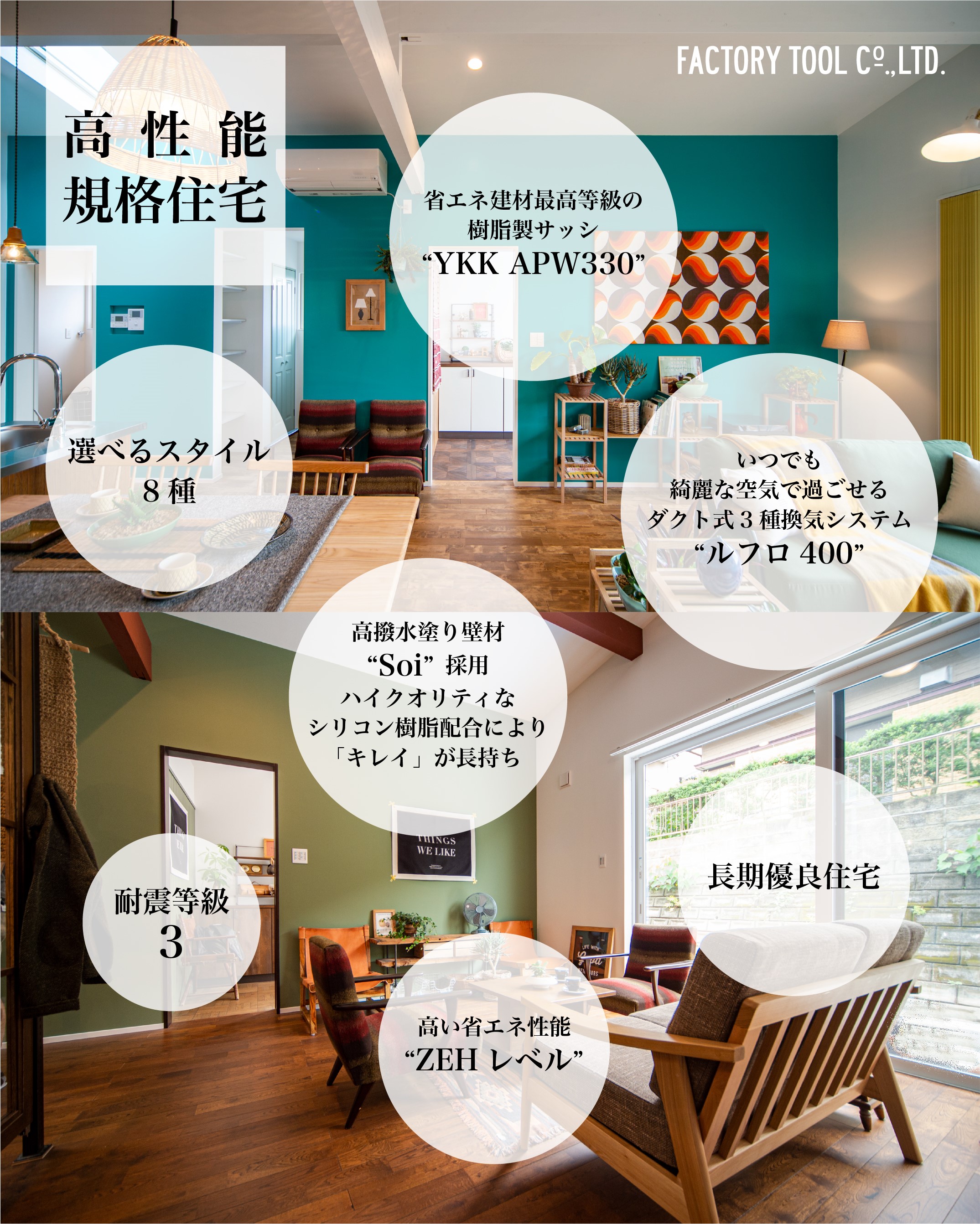 高性能規格住宅詳細